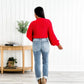 Tummy Control Distressed Cuffed Boyfriend Jeans (Buy 2 Free Shipping)