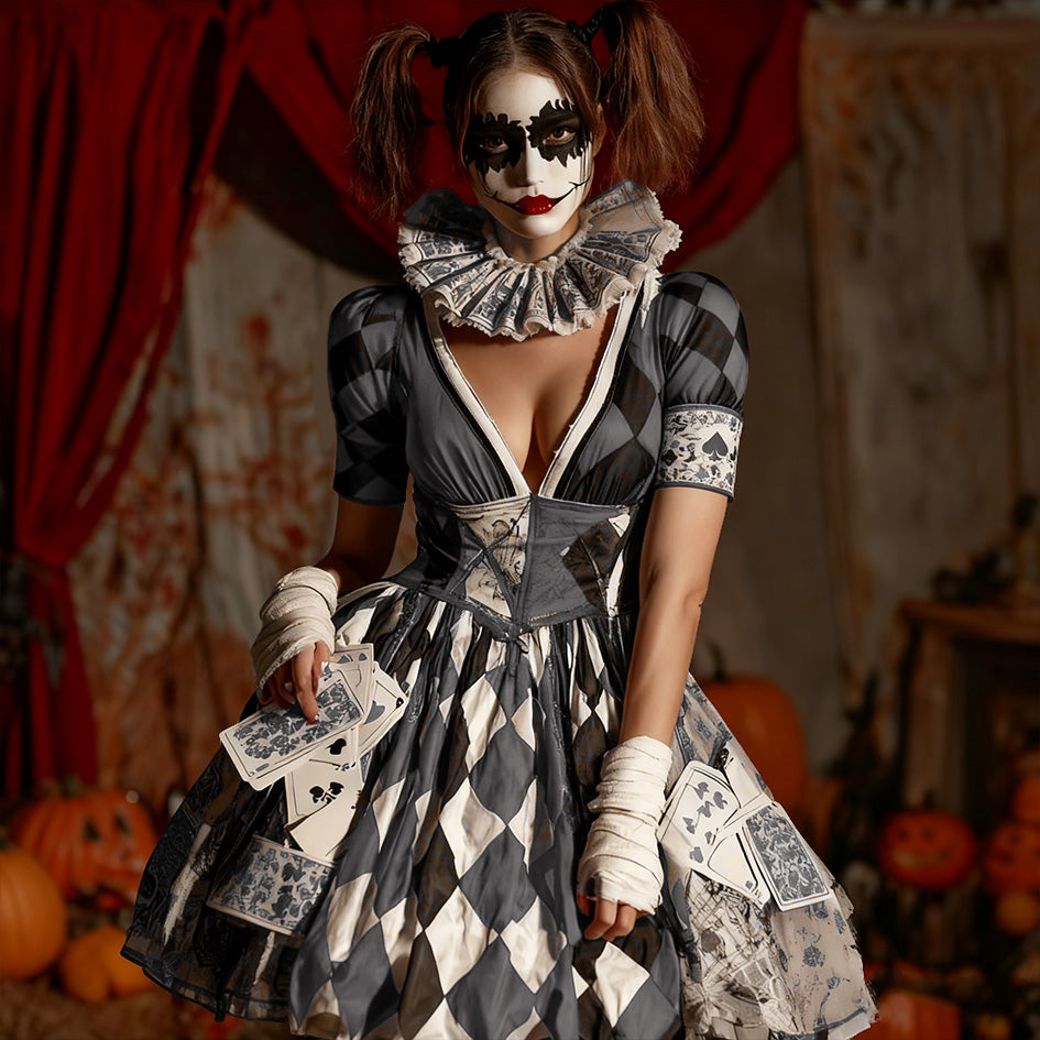 Women Halloween Cosplay Gothic Style Dress