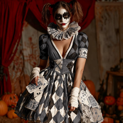 Women Halloween Cosplay Gothic Style Dress