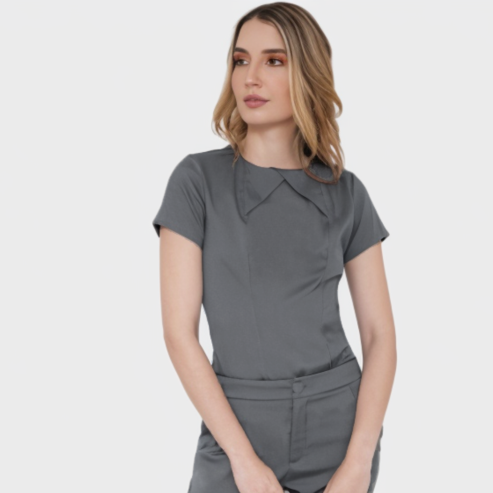 Women's Crew Neck Bow Scrub Top™