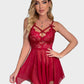 Sexy Strappy Sheer Lace Nightgown