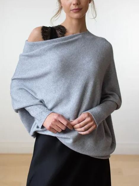 Asymmetric Draped Jumper (Buy 2 Free Shipping)