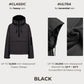 Limited time sale🔥Fleece-lined Waterproof Raincoat Hoodie With Kangaroo Pocket