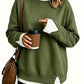 Women's Fake Two Piece Layered Crewneck Sweatshirt
