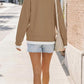 Women's Fake Two Piece Layered Crewneck Sweatshirt