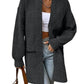 Women's Open Front Chevron Cardigan Sweaters