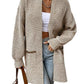 Women's Open Front Chevron Cardigan Sweaters