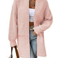 Women's Open Front Chevron Cardigan Sweaters