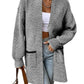 Women's Open Front Chevron Cardigan Sweaters