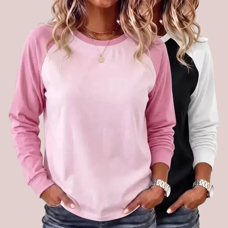 Women's 2 Pack Crewneck Raglan Shirts