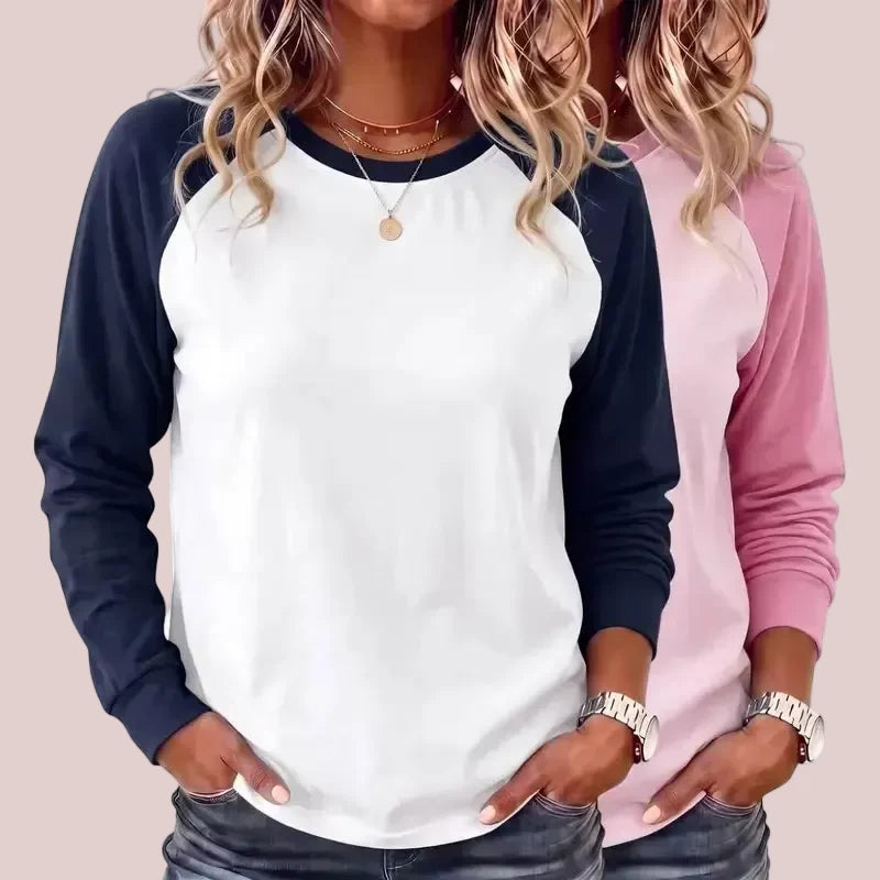 Women's 2 Pack Crewneck Raglan Shirts