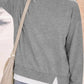 Women's Fake Two Piece Layered Sweatshirt Patchwork Oversized Pullover Top