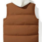 Contrast Drawstring Hood Puffer Vest
