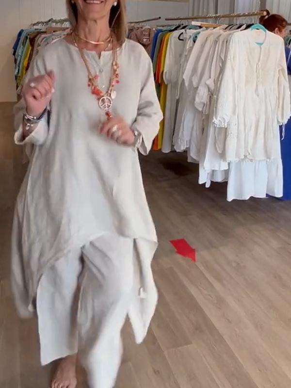 💥💕Women's linen casual suit