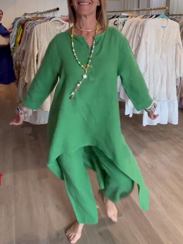 💥💕Women's linen casual suit