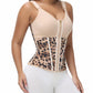 Extreme Latex Corset Waist Vest With Bra