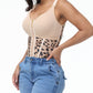 Extreme Latex Corset Waist Vest With Bra