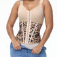 Extreme Latex Corset Waist Vest With Bra