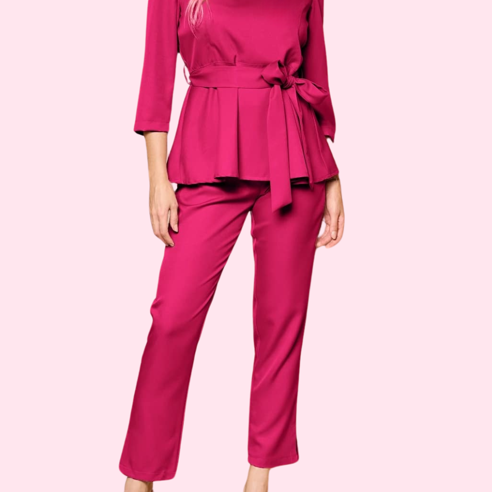 Women's Fashion Scrub Pants With Elastic Waistband