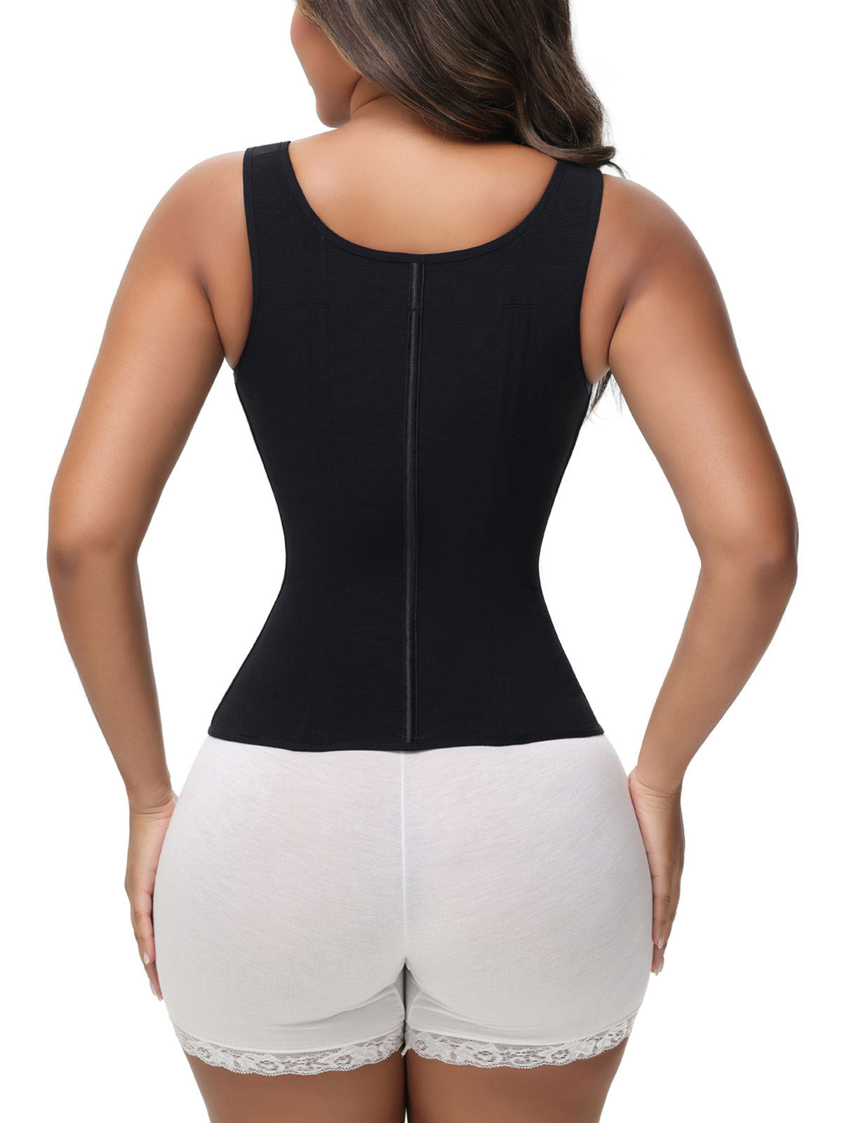 Extreme Latex Corset Waist Vest With Bra