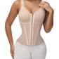 Extreme Latex Corset Waist Vest With Bra