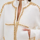 Pearl & Gold Embellished Tracksuit Sets