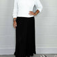 Women's solid color Long Sleeve Jumper & Pleated Bottom Dress Fashion Trends