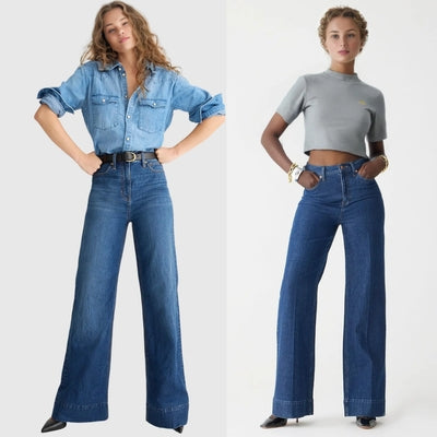 ⭐ 2026 Best Selling Jeans 👖 Tall Wide Leg Denim Trouser