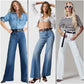 ⭐ 2026 Best Selling Jeans 👖 Tall Wide Leg Denim Trouser