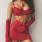 Sexy Tight-fitting Mesh See-through Bodycon Lingerie Set