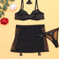 Sexy Tight-fitting Mesh See-through Bodycon Lingerie Set