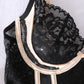 Colorblock Sheer Lace Shaping Lingerie Set