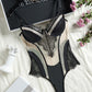Sexy Mesh See-Through Lace Patchwork Colorblock Bodysuit