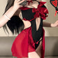 Little Devil Costume Role-playing Sexy Hollow-out Erotic Bodysuit Lingerie