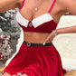 Christmas Velvet Heart Decoration Sexy Suit