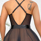 Bow-Tie Lace Backless See-Through Sexy Lingerie