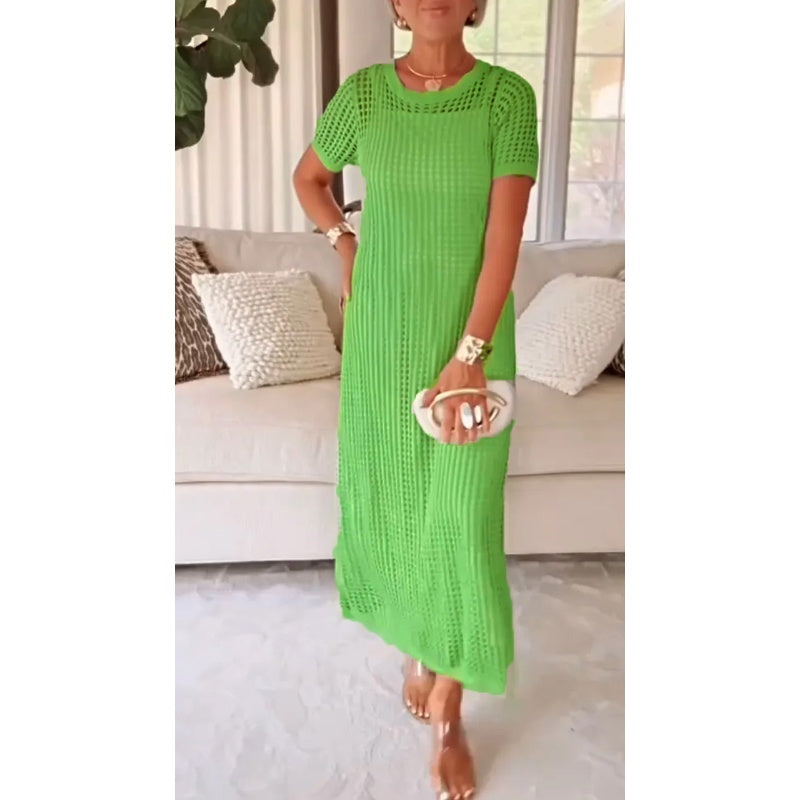 Cut-Out Long Maxi Dress + Free Inner Dress