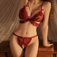 Sexy Pearl Hollow Lace See-Through Sexy Lingerie Set