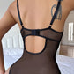 Sexy Leopard Print Mesh Camisole Bodysuit