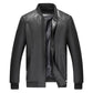 Men's Slim Simple Leather Jacket