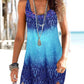 Print Sleeveless Dress Casual Dresses