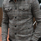 Men's Jacket Male 2021 Slim Casual Fashion Autumn Plaid Men's Outer Jacket