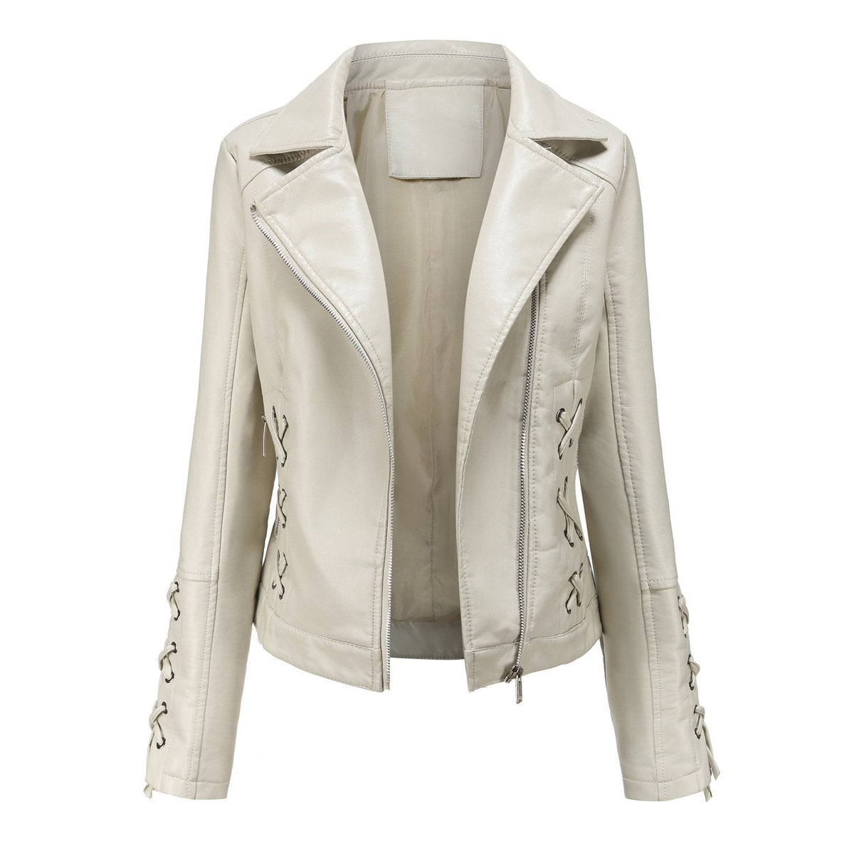 Women's Plush Leather Jacket
