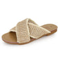 Cross Flat Beach Slippers