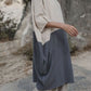 Vintage Paneled Loose Casual Dress