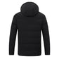 Winter Heated Jackets Smart Heating Cotton Coats Heated Hooded Jackets for Men