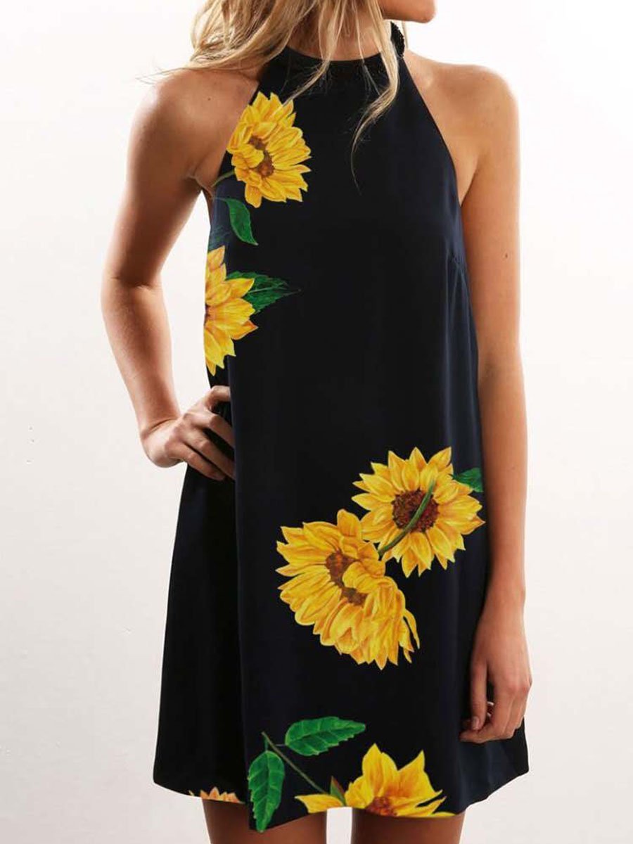 Sunflower Mini Dress