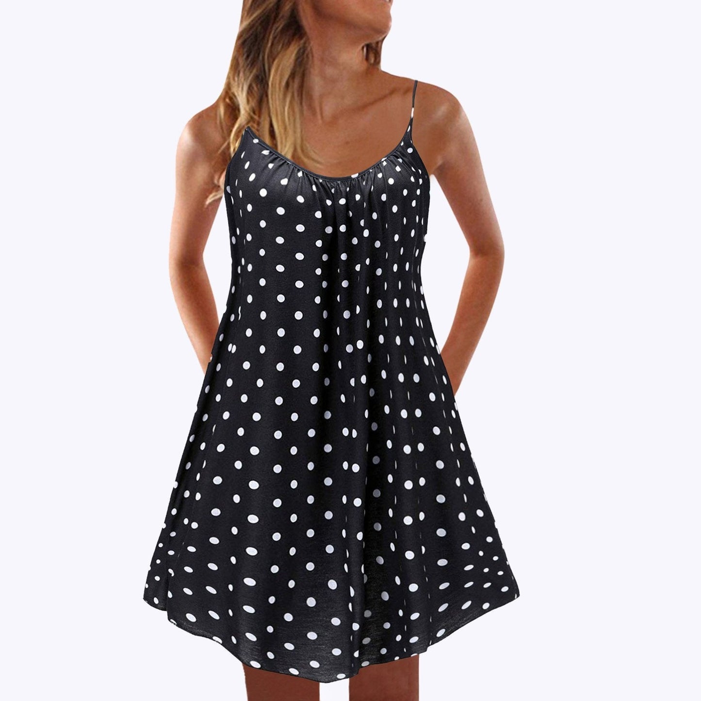 Women's Printed Beach Sling Dress