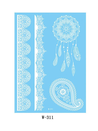 Template tattoo stickers