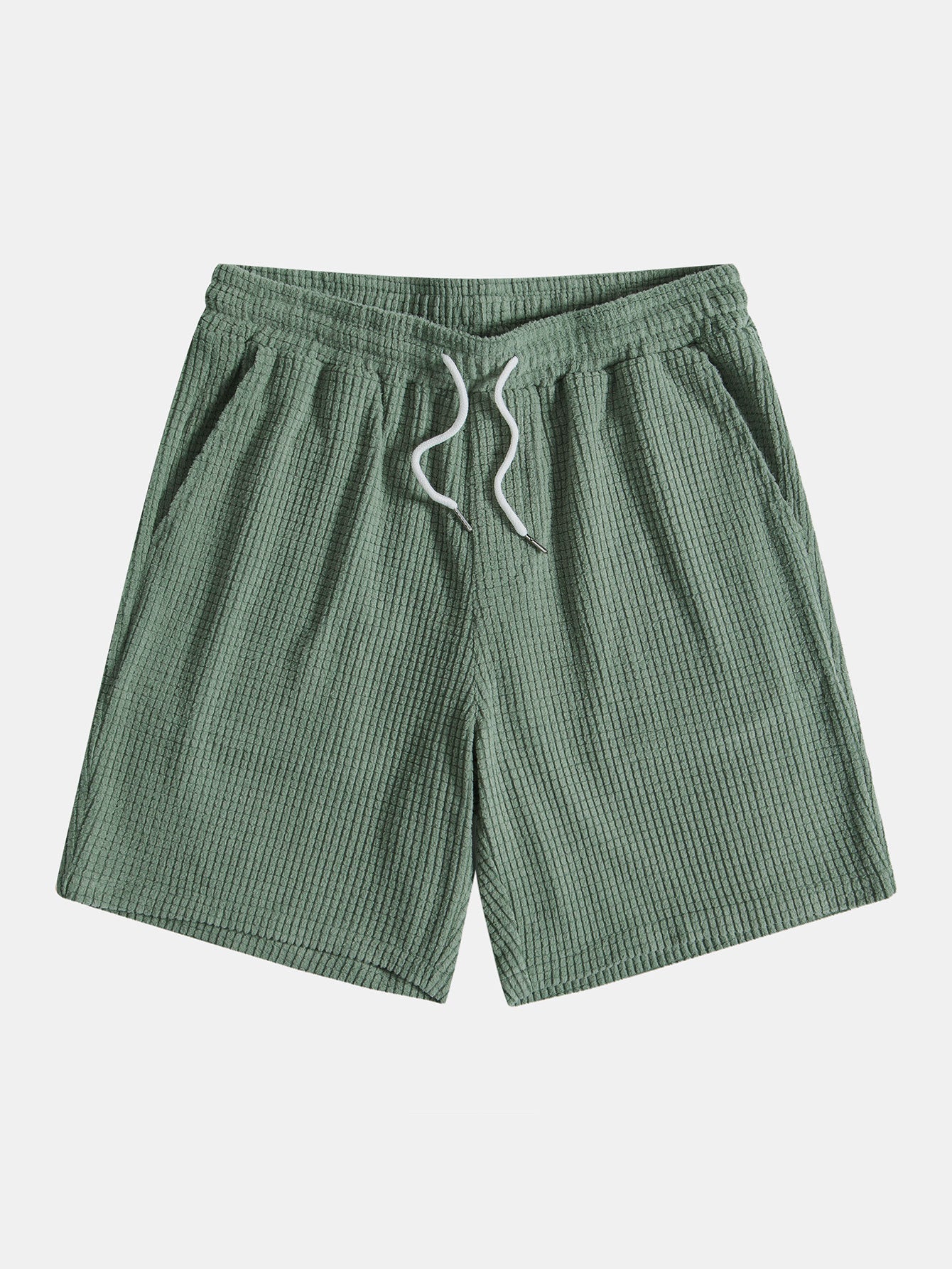 Waffle Polo Shirt & Waffle Shorts